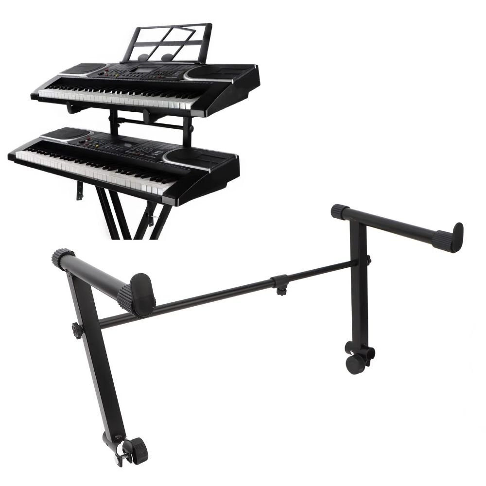 Rack Holder Electronic Piano Extension Adapter Second Tier Keyboard Stand Instrument Rack