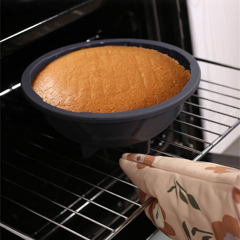 Football Soccer Shape Cake Molds Silicone Half Sphere Pan Nonstick Dome Baking Tool for Home, Party Cakes and Sports Theme Dessert