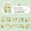 Dream Series Floral PET Stickers: 6 Styles, 20 Sheets - DIY Decorative Plant Design