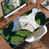 Girls and Leaves Xxl Mouse Pad 900x400 Kawaii Anime Girl Deskmat Pc Gaming Accessories Computer Office Keyboard Mousepad Carp