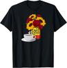 Cafecito and Confidence Cafe Con Flores T-Shirt