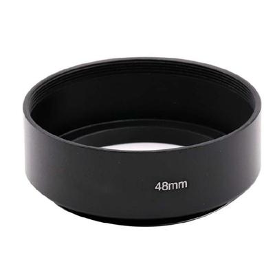 Vielseitige 48mm Metall-Gegenlichtblende Ideal für QL17GIII Kamera Objektivblende Objektiv Sonnenblenden Gegen Unerwünschte Lichter Blende