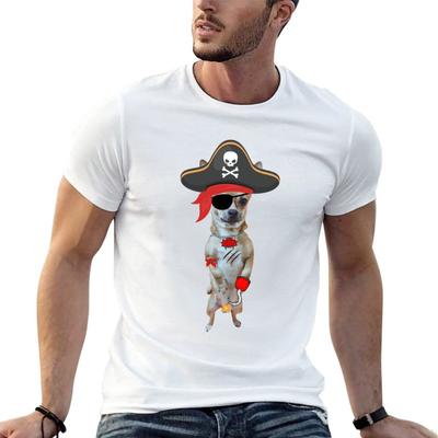 HookHanded Pirate Chihuahua TShirt Anime T Shirts For Unisex Anime T Shirts Oversize Unisex T Shirt Heavy Cotton TShirt