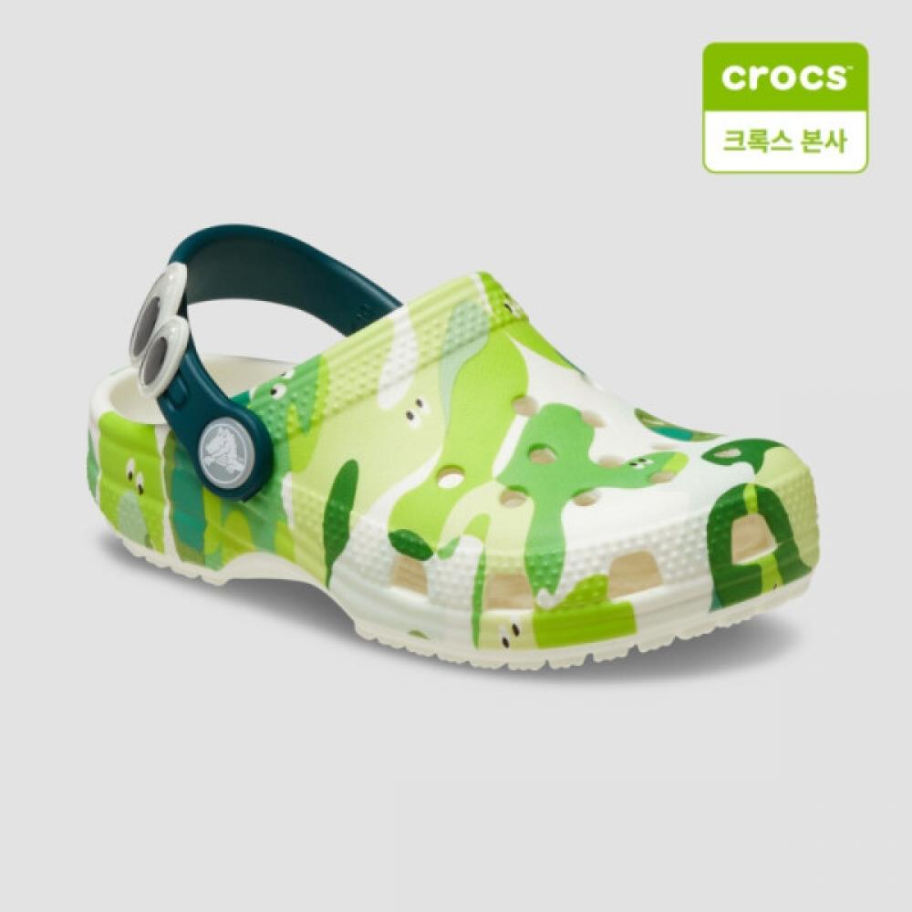 Crocs Classic Glow In The Dark Slime Monster Clog Toddler