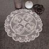 Modern Classical Embroidery Square Table Mat Vase Fruit Tray Table Lamp Pad Cloth Furniture Cover Cloth Wedding Banquet Decor