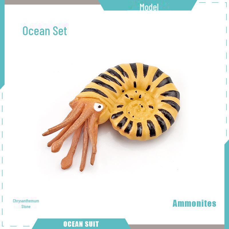 Marine Animal Model Set: Shark, Turtle, Dolphin, Whale, Penguin, Crab, and Seabed Creatures
