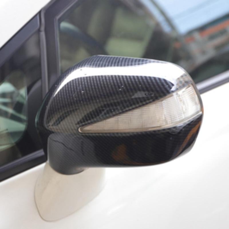 Auto-Rückspiegelabdeckung Zierblende Außendesign ABS Kohlefaser für Honda Civic 8. Generation Limousine 2006-2011