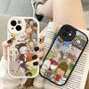 Y-yoshitomo Nara-A Retro Art PU Leather Phone Case For IPhone 16 15 14 13 12 11 Pro Max Plus Back Fundas