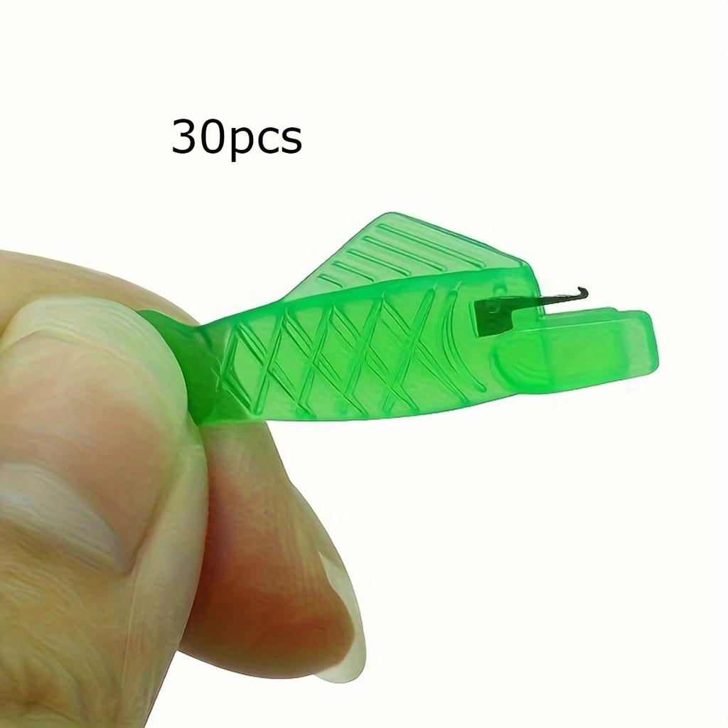 5pcs/10pcs/20pcs/30pcs Automatic Sewing Needle Threader - Compact Fish-Shaped Design for Effortless Threading of Small-Eye