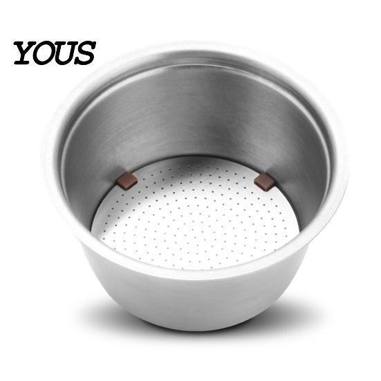 Capsula da Caffè Riutilizzabile in Acciaio Inossidabile per Macchina Dolce Nespresso