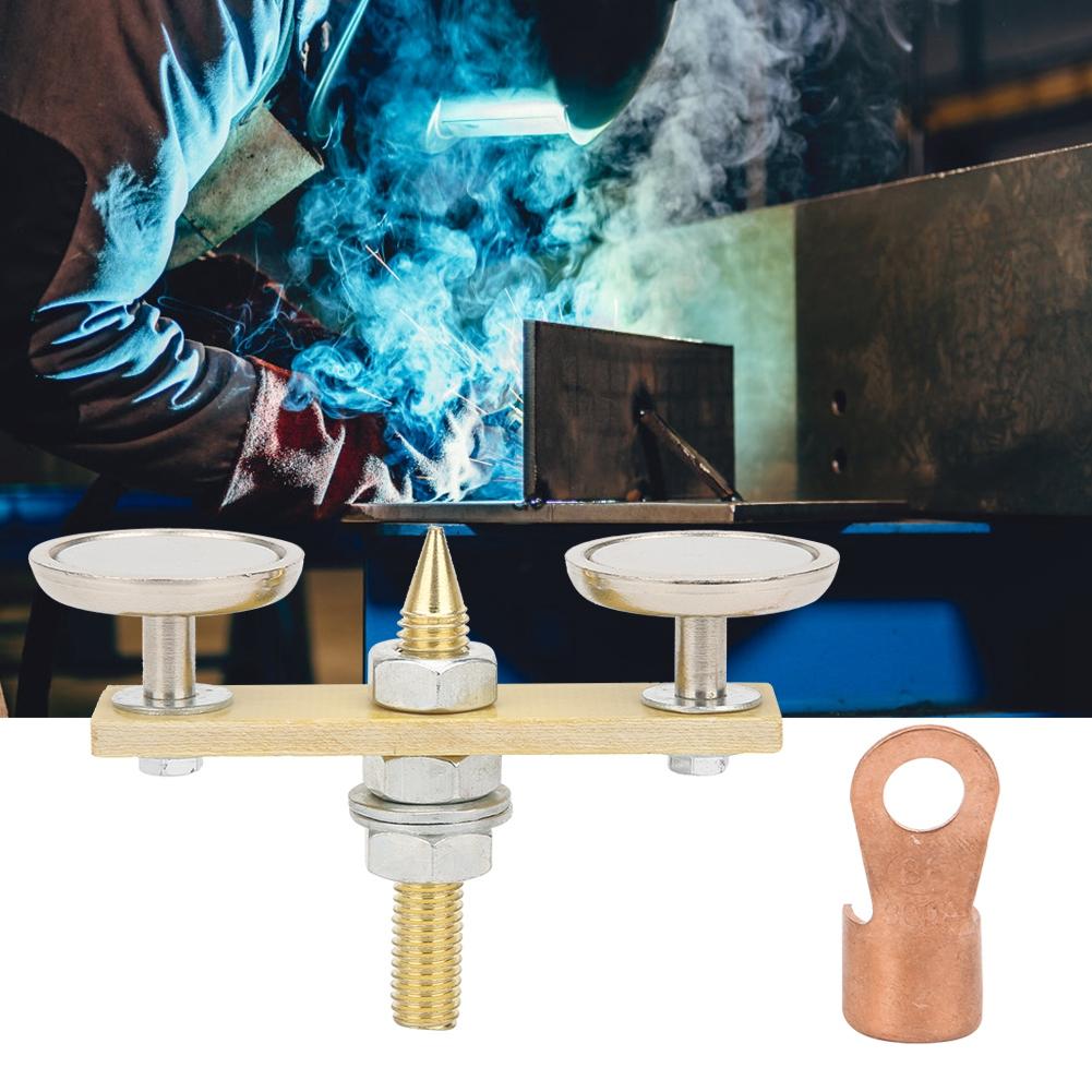

Сварочный магнитный держатель Машинный инструмент Фиксатор Зажим заземления с латунным хвостовиком для механического обслуживания