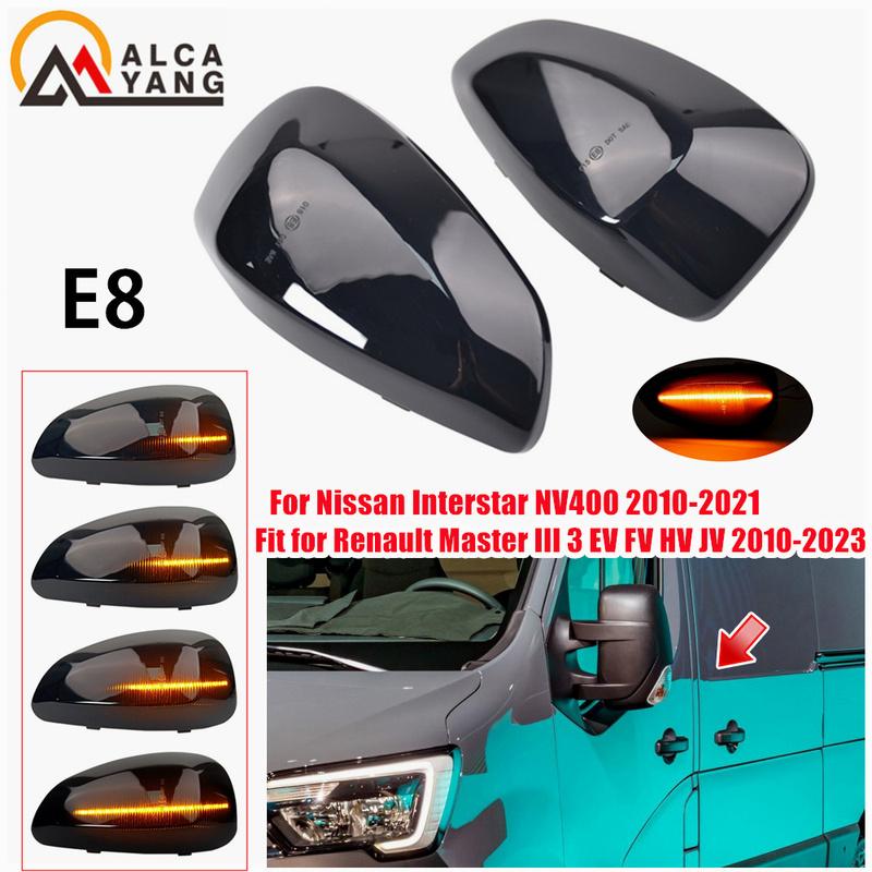 

LED Dynamic Turn Signal Flashing Light For Renault Master MK3 2010- For VAUXHALL OPEL MOVANO For NISSAN NV400