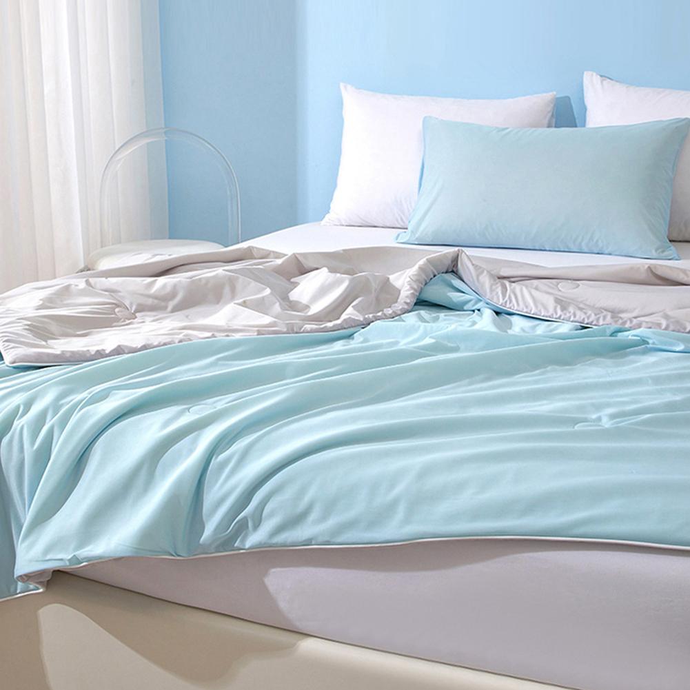 Cooling Blanket Solid Color Air Condition Comforter Breathable Double Sided Sofa Cool Blanket High Quality Summer Ice Quilt
