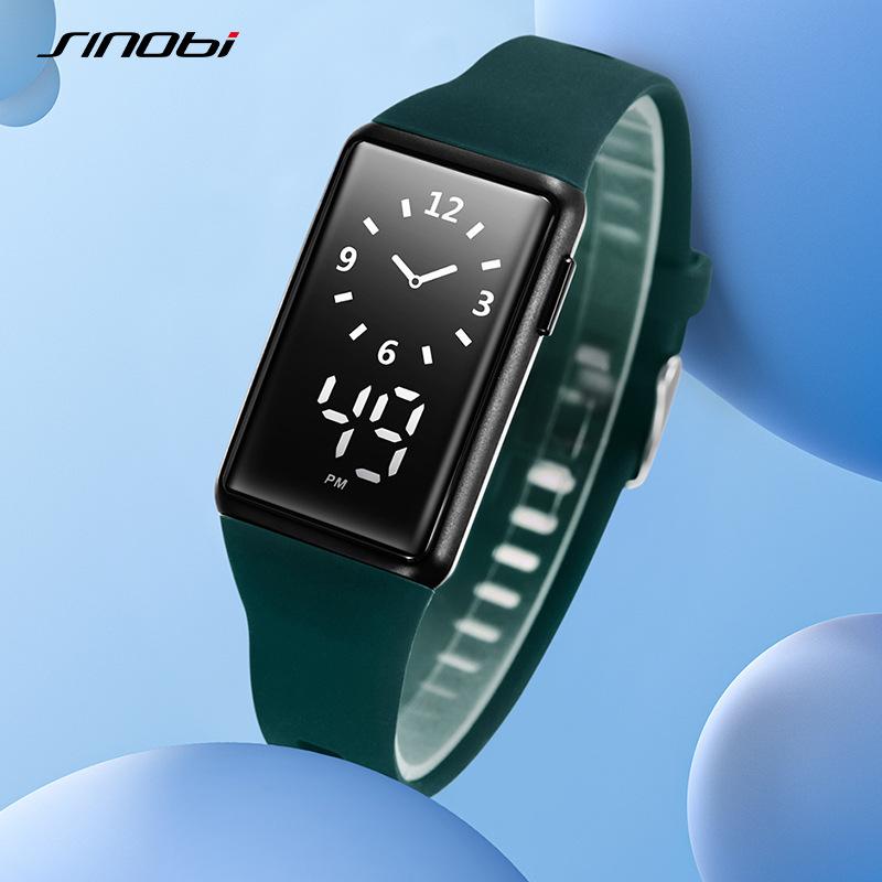 Orologio Intelligente Yonghong Orologio Elettronico per Studenti Doppia Tendenza Impermeabile Orologio in Silicone Orologio Sportivo 9889