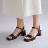 Women S lambSkin cuShion SandalS 4cm Blj343