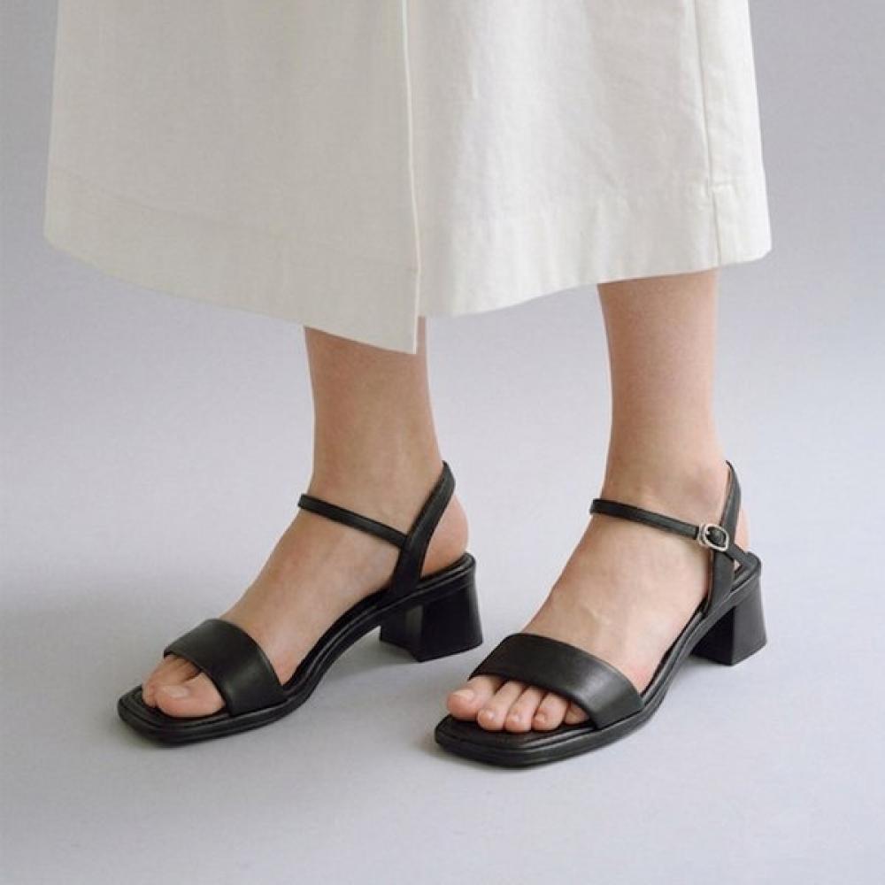 Barbara Women S lambSkin cuShion SandalS 4cm Blj343 225/01.black