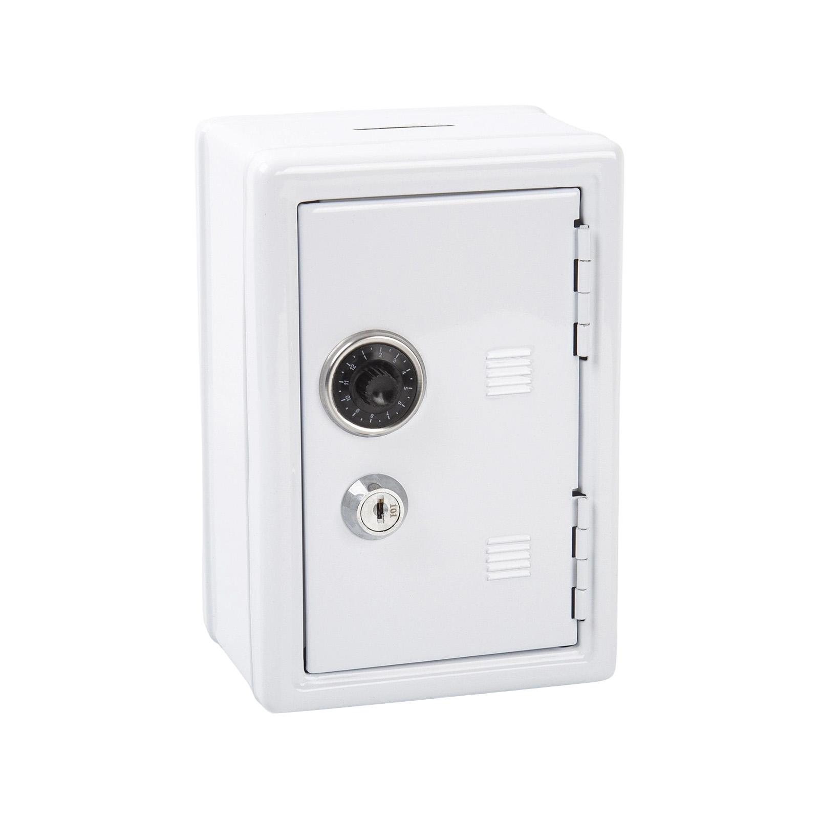 

Safe Bank Creative Lock Password Iron Box With Key For Money Storage, Coin Organizer, And Change Box One Size белый