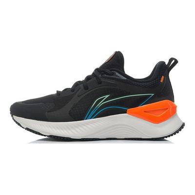 Li Ning Yue Ying Element Low Top Laufschuhe Herren Sneaker Schwarz Orange ARHR223-4