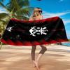 Fußballverein Aufgedrucktes Mikrofaser-Strandtuch, Weich und Saugfähig, Schnelltrocknend, Ideal für Sommerreisen, Strand-Essentials, Schwimmbad
