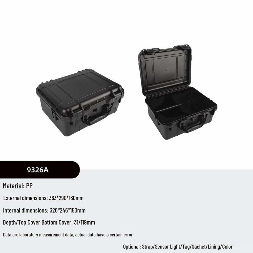 Multi-Size Explosion-Proof, Waterproof, Shockproof Plastic Tool Case with Optional Lining