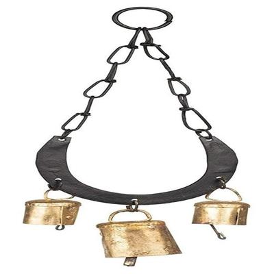 32 Cm Metal Handmade Decorative Horse Shoe Wind Chimes Bells for Home Balcony, Garden Decoration and Office Decor