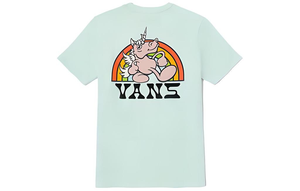 Women's T-Shirt Vans Rainbow Unicorn T Shirt Women's Light Green