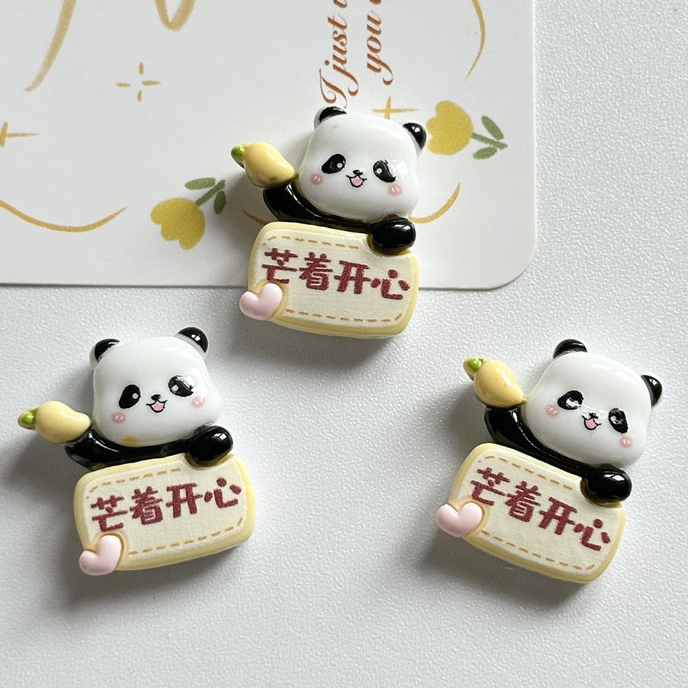 6PCS DIY Refrige Magnet Cartoon Panda Character Plate Magnets Nordic Personalized Home Decor Whiteboard Po Message Board Home