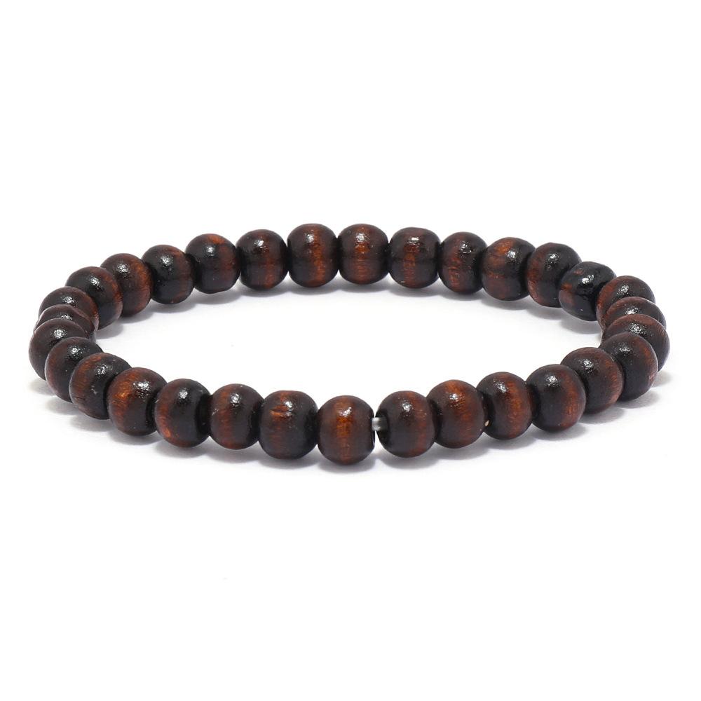 Retro Eenvoudige Heren Leren Armband Handgeweven Meerlaagse Leren Armband Armband
