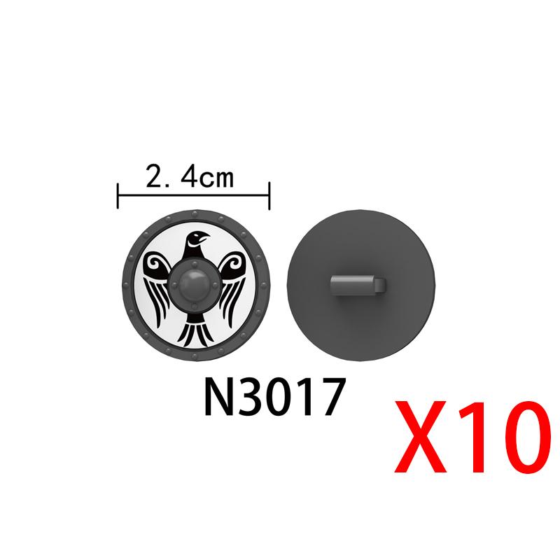 Mittelalterliche Militärburg Ritter Bausteine Reitpferd Wolf Bär Elefant Tier Weste Waffe Fahne Sattel Spielzeug Ziegelstein Geschenk A06