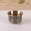 High-grade Bronze Kung Fu Tea Set Teacup Chinese Wedding Banquet Wine Set Dragon and Phoenix Tea Set Business Gift