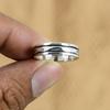 Gift For Women Spinner Ring Size 6.75 925 Silver Natural No Stone Gemstone
