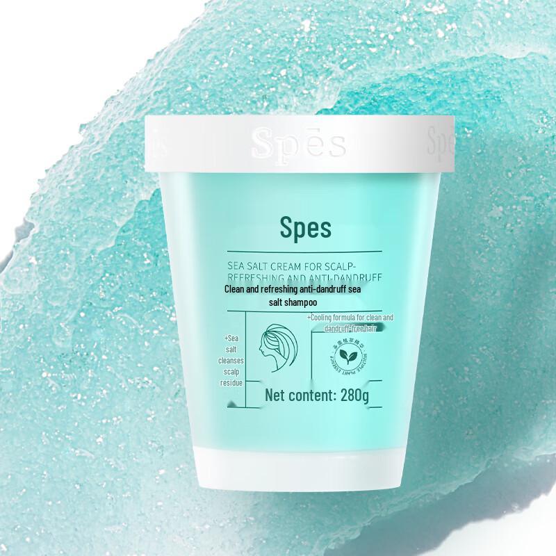 Spes Anti-Dandruff Sea Salt Shampoo Twin Pack