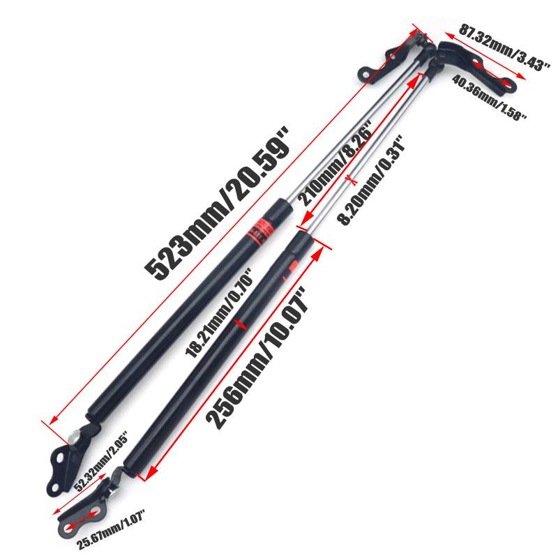 2x montanti per bagagliaio per Toyota YARIS Hatchback 1999-2005 68960-59025/68960-59026 Supporto di sollevamento a molla a gas per portellone posteriore