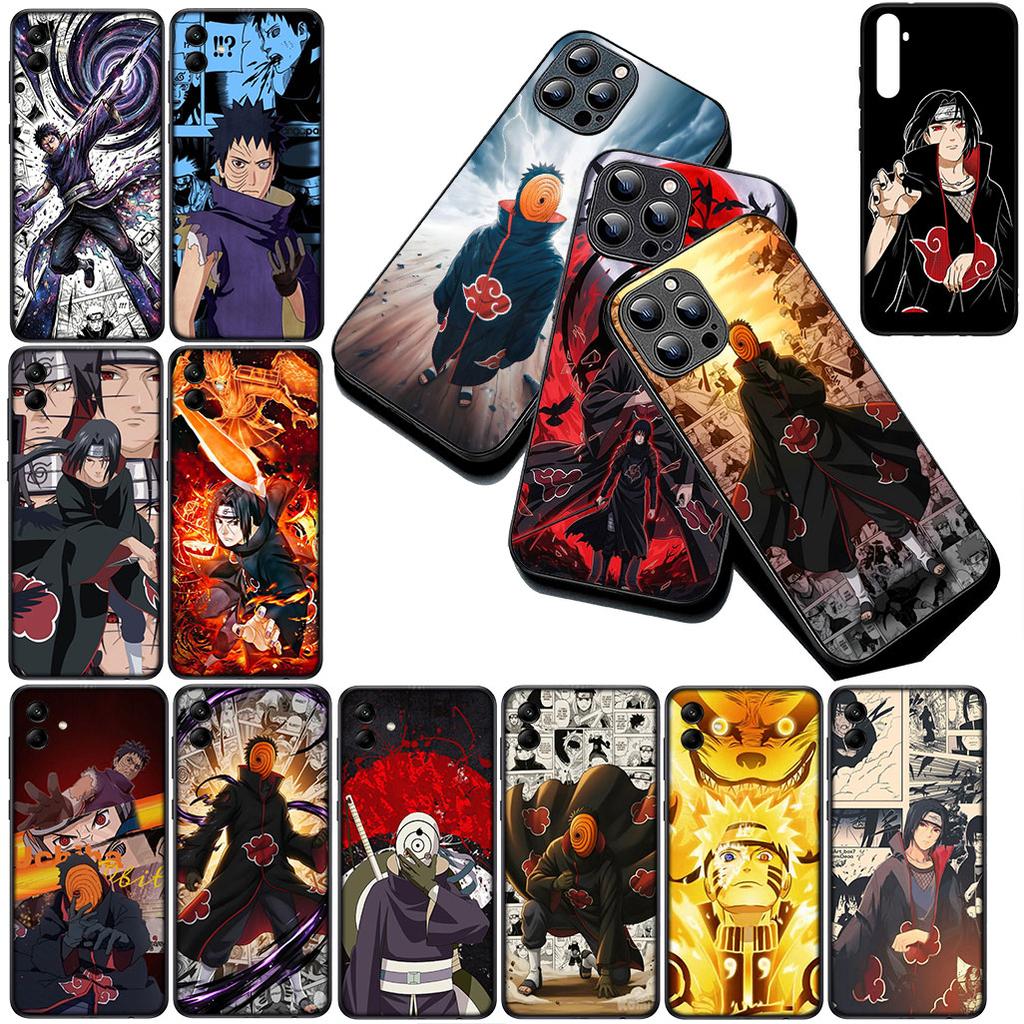 for Samsung Galaxy S20 S22 S21 FE Ultra Plus A07 A17 A15 A16 A25 A57 A37 Phone Case Obito Itachi Uchiha Tobi Akatsuki Narutos
