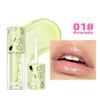 Feuchtigkeitsspendender und feuchtigkeitsspendender Lipgloss mit Fruchtgeschmack, transparenter Lippenbalsam gegen Risse