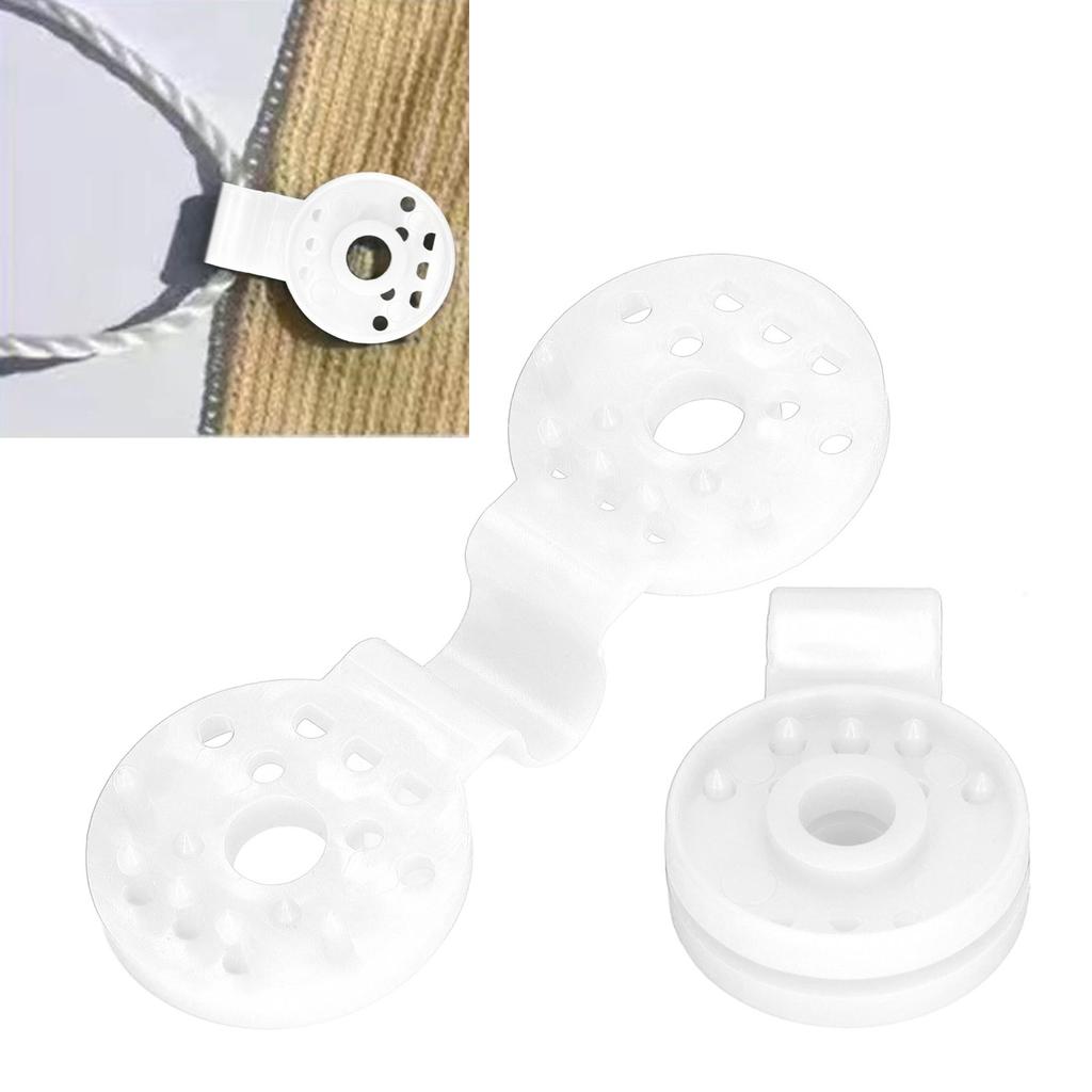 100pcs Shade Cloth Plastic Clips Bird Proof Shade Cloth Clips Heavy Duty for Greenhouse Outdoor Garden