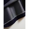 Spread Lady Sense Fake Two-Piece Skirt! Women Washed Cotton Patchwork Front Zipper Obvious Pocket Blue dress Summer