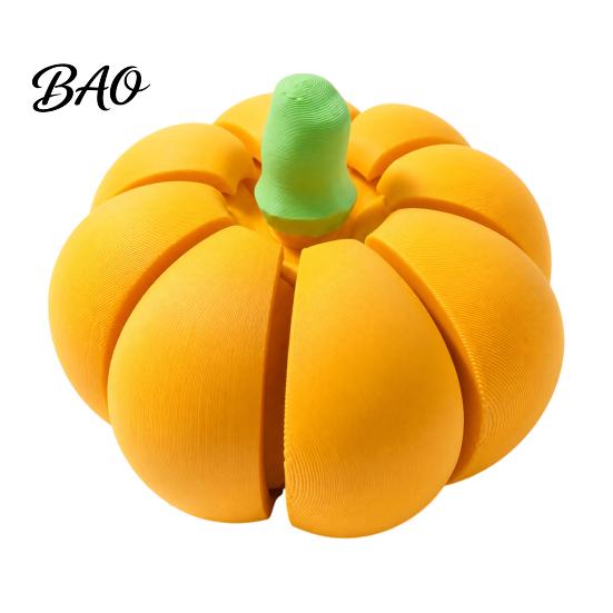 Office Relaxation Fidget Toy 3D Printed Pumpkin Clicker, Stress Relief Clicky Toy, Finger Clicker Mini Halloween Thanksgiving Harvest Holiday