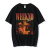 The Weeknd T-Shirt Damen Grafikdruck Mode Harajuku Hip Hop Lässig Kurzarm Sommer Oversize Tee Top XO Heißer Verkauf