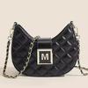 Rhombus chain small bag women's new trendy and versatile high-end texture fashion shoulder messenger bag underarm bag