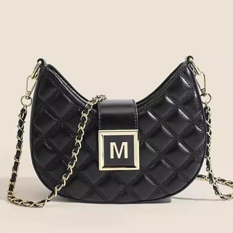Rhombus chain small bag women's new trendy and versatile high-end texture fashion shoulder messenger bag underarm bag