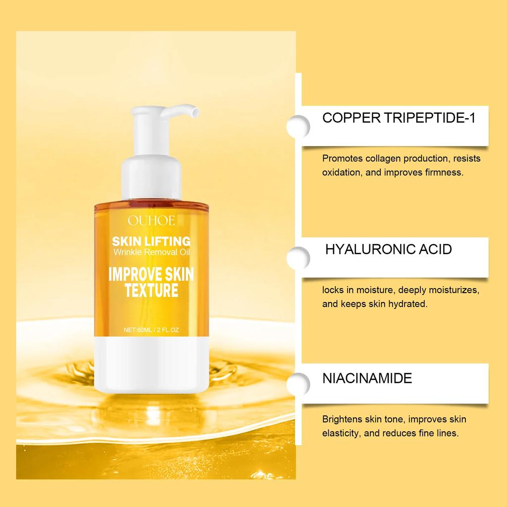 Facial Firming Essential Oil Moisturizing and Hydrating Gently Nourishing and Lifting Skin Daily Smooth Skin Care Essential Oil