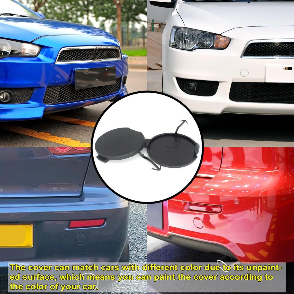 Voor Mitsubishi Lancer 2008-2015 Ongeprepareerde auto Sleephaakafdekking Oog Sleepkap Achterbumper Voor Auto-accessoires 2009 2010 2011