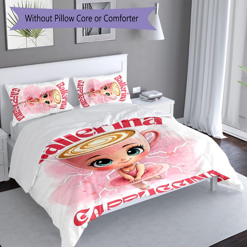 3pcs Italian Brainrot characters8 pattern bedding set duvet cover set includes duvet cover &pillowcases, perfect all season bedroom decoration & gift