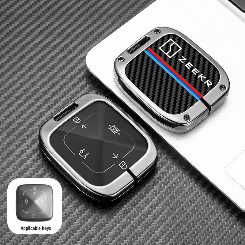 Zeekr 001 Bluetooth Key Case & Zeekr 009 Car Shell Buckle Bag for Men and Women (2023 ME Version)