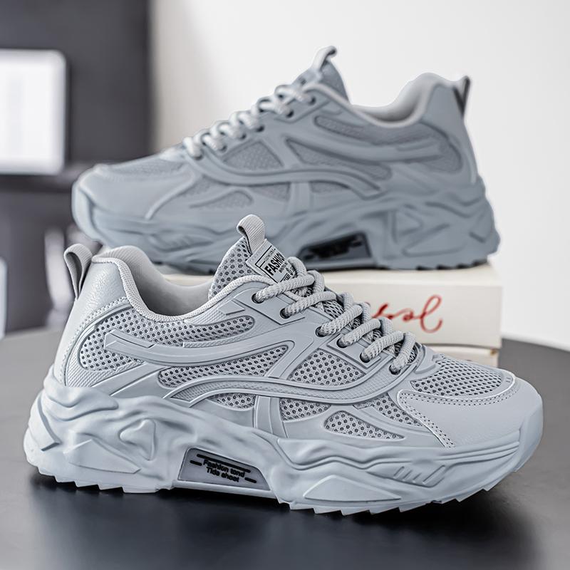 Lightweight and Breathable Casual Sports Shoes - Low-Top Lace-Up Design, Durable Pvc Soles for Hiking, Outdoor and Daily Use - Must-Have Outdoor Shoes