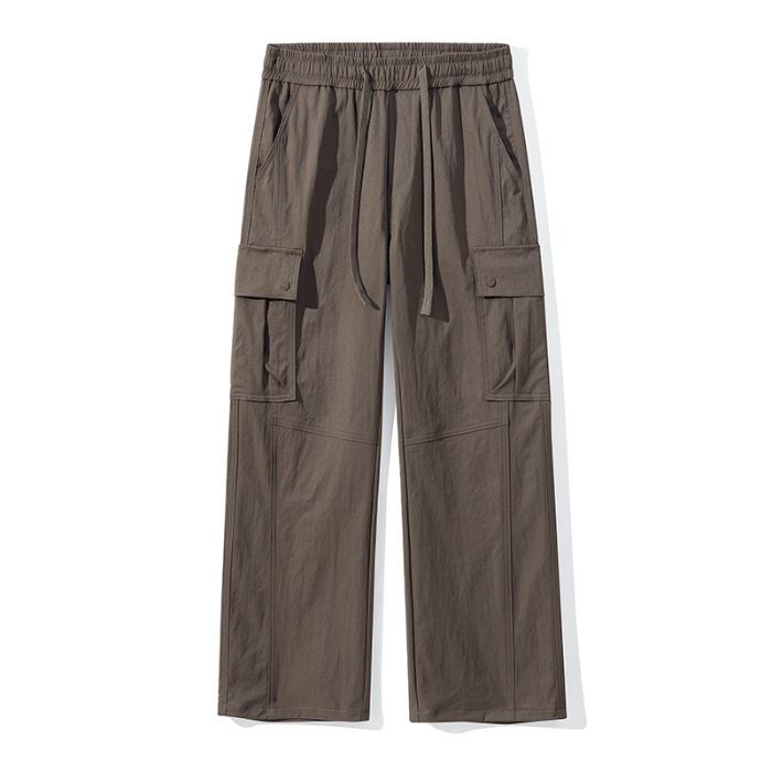 Spring New Loose Wide-leg Overalls Men's American Outdoor Trendy Straight-leg Casual Pants Men's