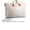 Wardrobe Storage Bag Foldable Zipper Closure with Handle Clothes Storage Basket Closet