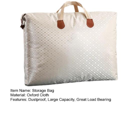 Wardrobe Storage Bag Foldable Zipper Closure with Handle Clothes Storage Basket Closet