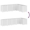 Plant Pot White 160x120x53 cm PP
